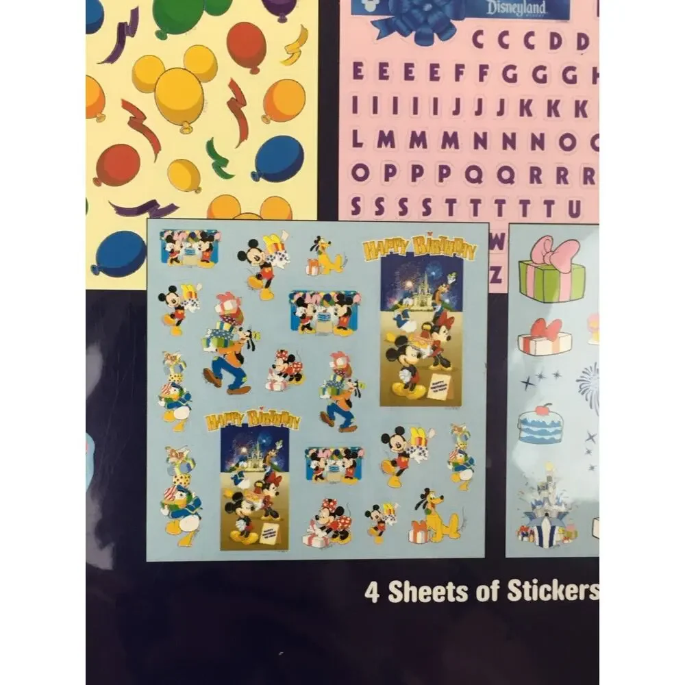 Disney New Mickey Scrapbook Stickers Disneyland Disney World Minnie Mouse Goofy
